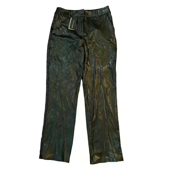 Commando NWT Women's Black "Faux Leather Trouser" Bootcut Pants Size Medium‎ - Picture 1 of 9